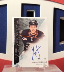 Hampus Lindholm 2013-14 - Future Watch Auto Rookie #287 Sp Authentic Upper Deck